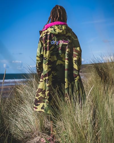 Image of Dryrobe Advance Long Sleeve Swim Parka Change Robe - Stay Warm and Dry - Waterproof Oversized - Swimming /Surfing /OCR Events