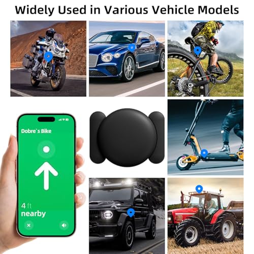 Image of GPS Tracker for Vehicles,Mini Hidden Car Tracker with Magnetic Case,No Monthly Fee Real Time GPS Car Tracker Compatible with iOS & Android -Black,1PCS