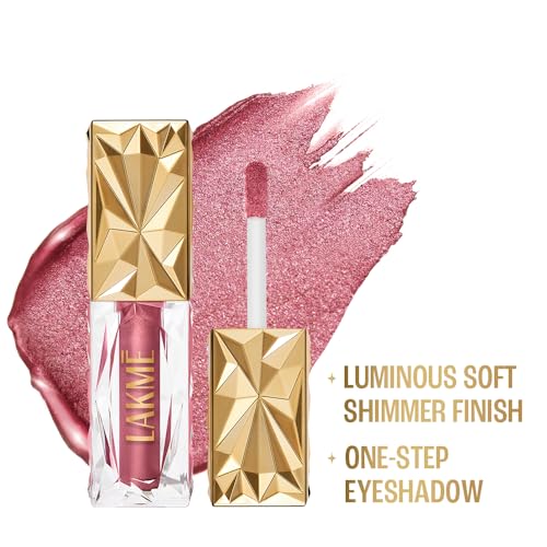 Image of Lakme Be-jewel Satin Eye Tint |One-Step Liquid Eyeshadow | Air light Mousse Texture |Waterproof- 02 Opulence 4.5ml