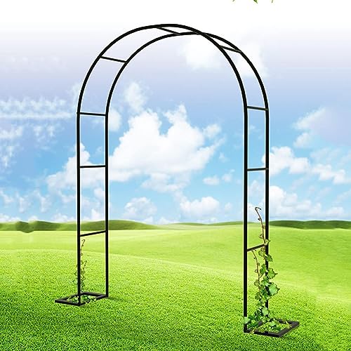 Traliccio ad arco da giardino per matrimonio, supporto per piante di rose rampicanti, pergolato per decorazione esterna