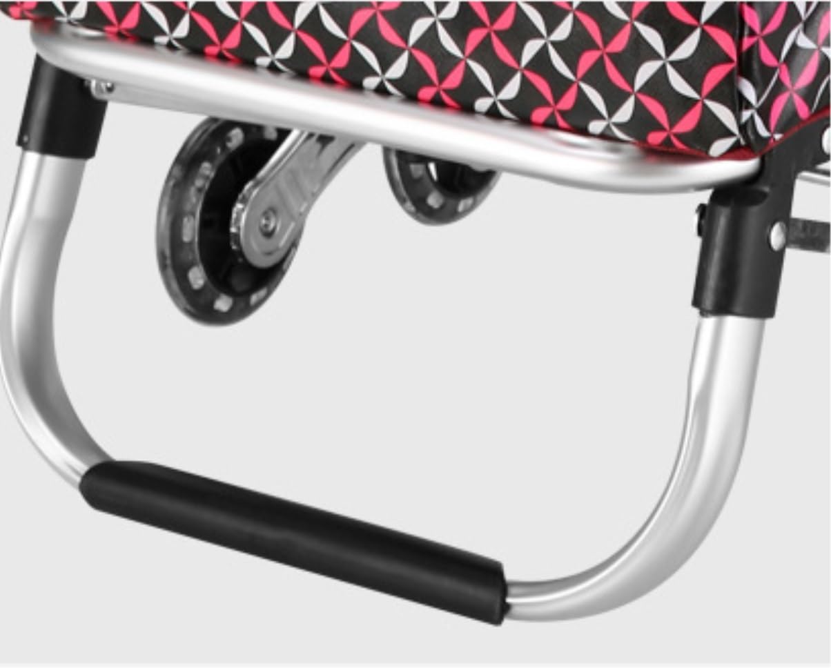 Carrello multiuso pieghevole con ruote for salire le scale e corda(C)