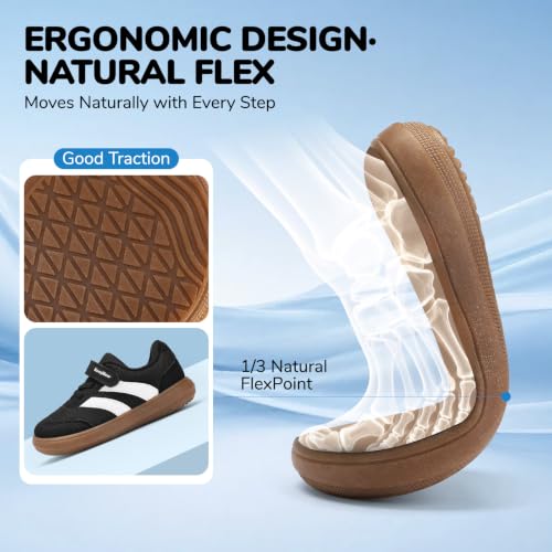 KooqiBear Infant Wide Toe Box Shoes Barefoot Boys Girls Sneakers Preschool - image 5