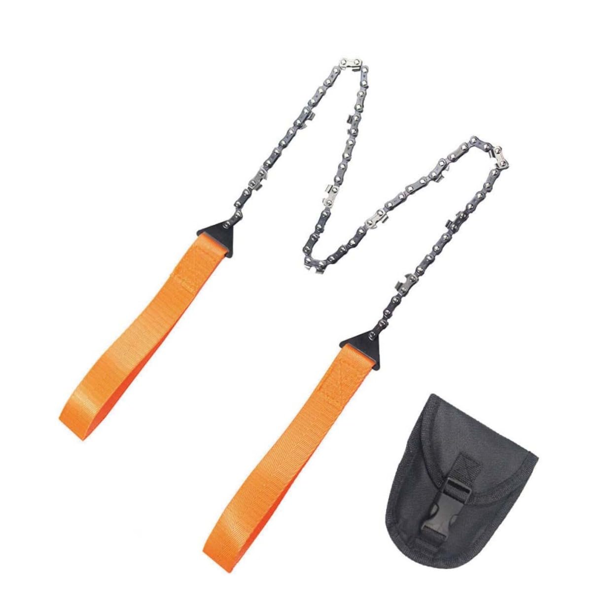 KOMBIUDA 1set Portable Pocket Chainsaw Tooth Hand Saw for Camping Hiking and Gardening Emergency Cutting Tool for Outdoor Activities and Survival