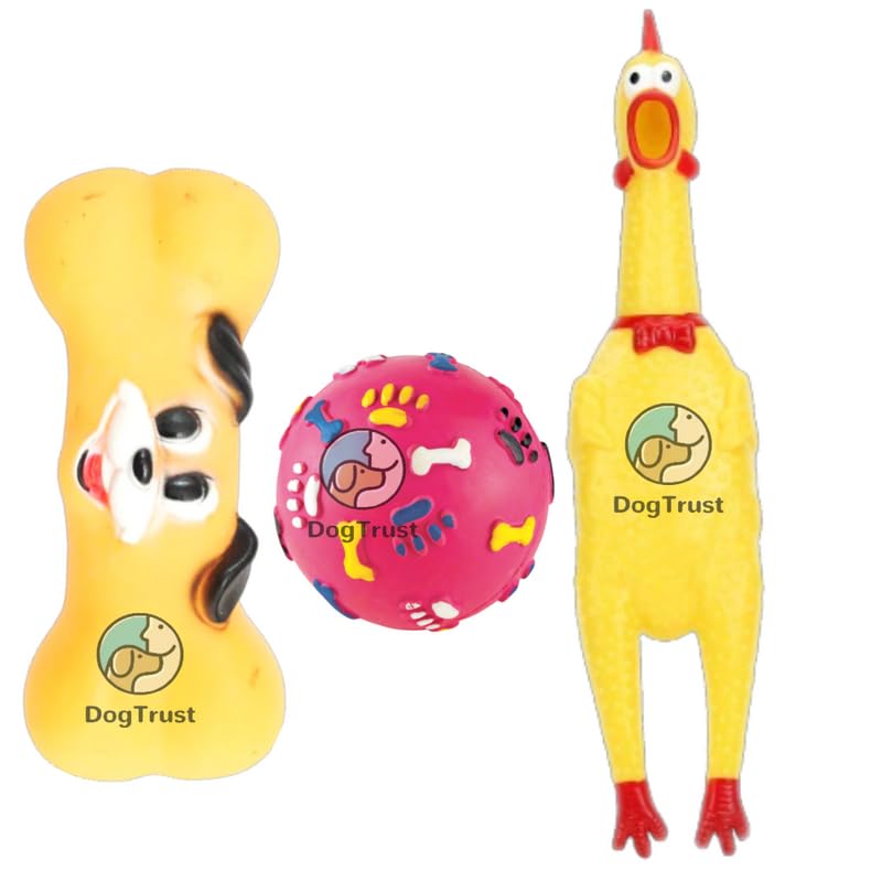 Dog Trust Dog Toy Set with Dog Chew Toys, Rope Toys for Dogs, Plush Toys for Dogs and Puppy Teething Toys - Supports Non-Profit Dog Rescue (B0CHJ8FMHV) Amazon Price History, Amazon Price Tracker