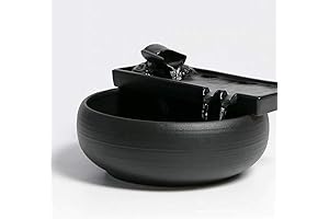 DIY Ceramic Tabletop Fountain for Indoor and Outdoor Patio Meditation and Relaxation