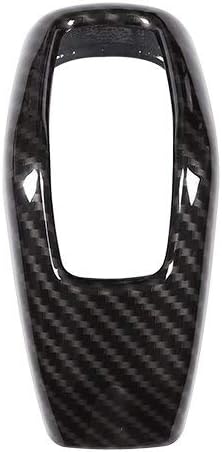 Miniatura 2 de YIWANG Fibra de carbono estilo ABS plástico cambio cabeza cubierta ajuste para Land Rover Range Rover deporte 2018 2019