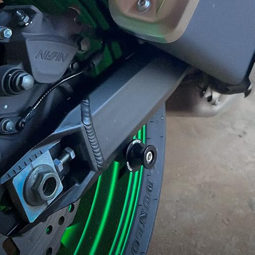 ZHUOWU M8 Schwingenschutz Schwingenadapter Ständer Bobbins Montageständer Schwingen Ständeraufnahme für Z900 2017 2018 2019 2020 2021 2022 2023 2024 Schwarz