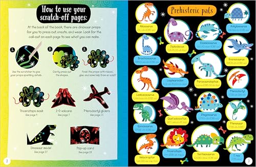 Scratch and Sparkle Dinosaurs Activity Book - Image 2