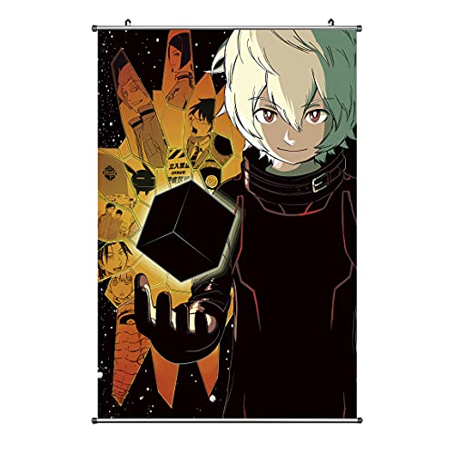 Anime-Poster, japanisches Manga-Poster, Wandrolle, mit zwei Aluminiumrohren, für Schlafzimmer, Büro, Wanddekoration, hochwertiges und künstlerisches Anime-Geschenk (60 x 90 cm) Cover