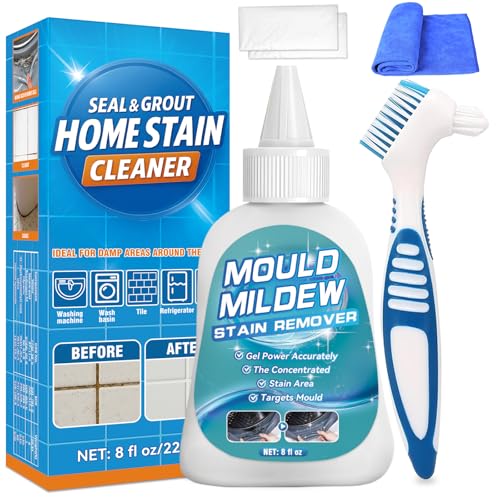 Bondtech HomeMold Stain Remover Gel, 8 Fl Oz Heavy Duty Stain Cleaner for Washing Machine Seal,...