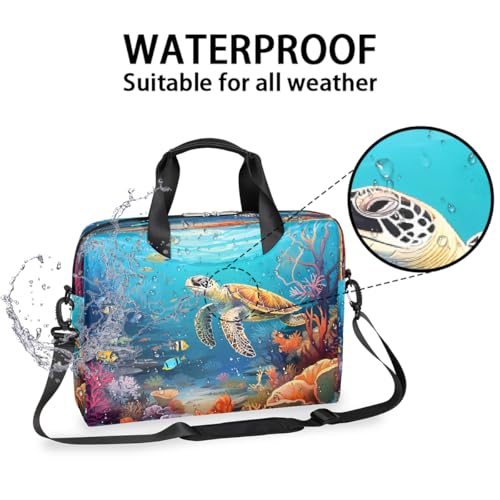 Bolsa para Laptop Ocean Animal Turtle Fish 13-16 pulg miniatura 3