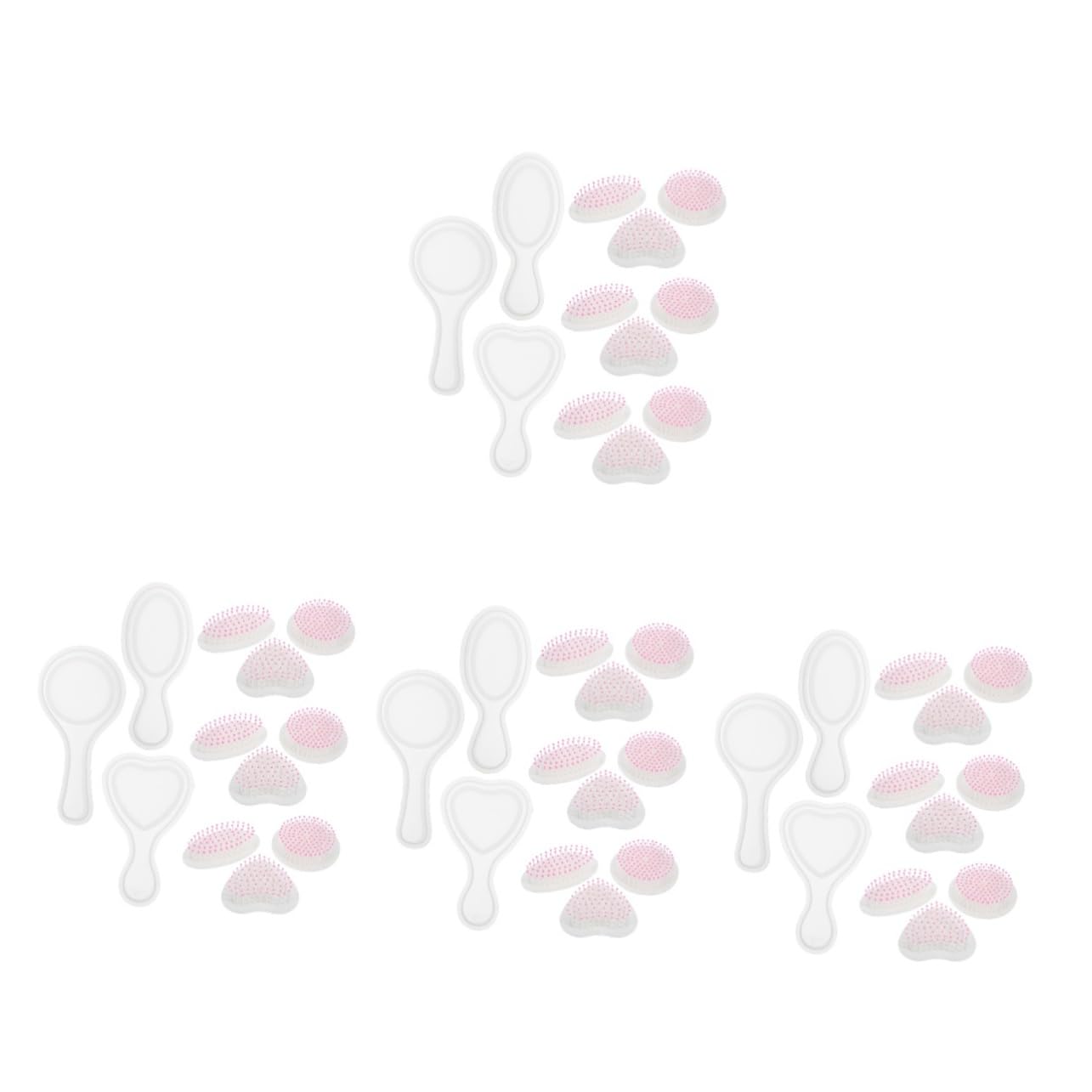 NUOBESTY 48pezzi Mold Per Pettini Silicone Per Epossidica Stampo Flessibile Per Creazioni Facile Da Sformare e Riutilizzabile Per Realizzare Pettini Creativi