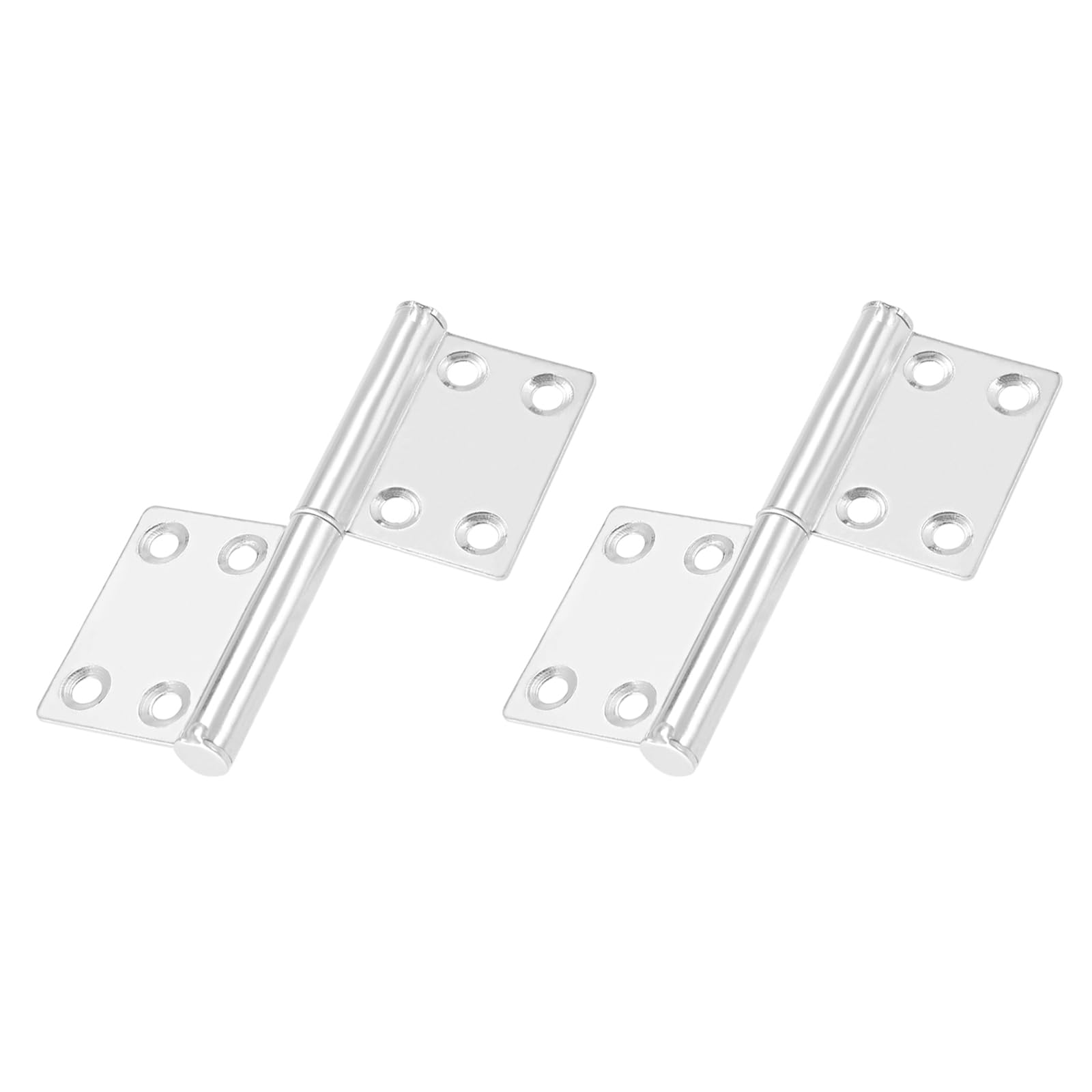 METALLIXITY Retro Hinges (4'') 2Pcs, Stainless Steel Door Flag Hinges - for Door Window, DIY Projects