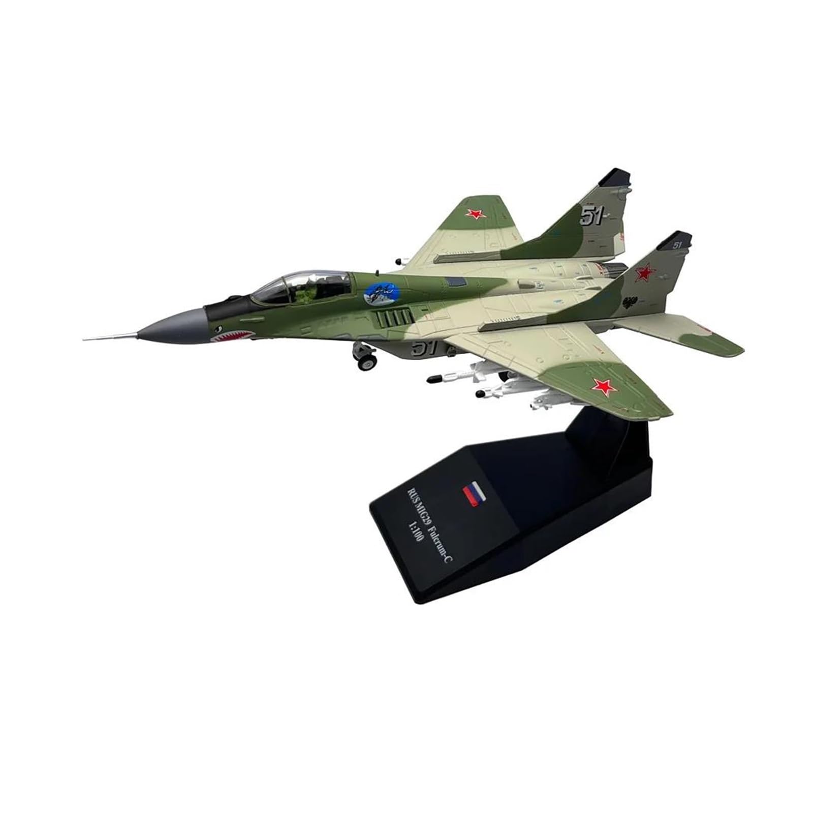Amazon | 1/100 ロシア製 MIG-29 Mig29 フルクラムC 戦闘機 組み立て