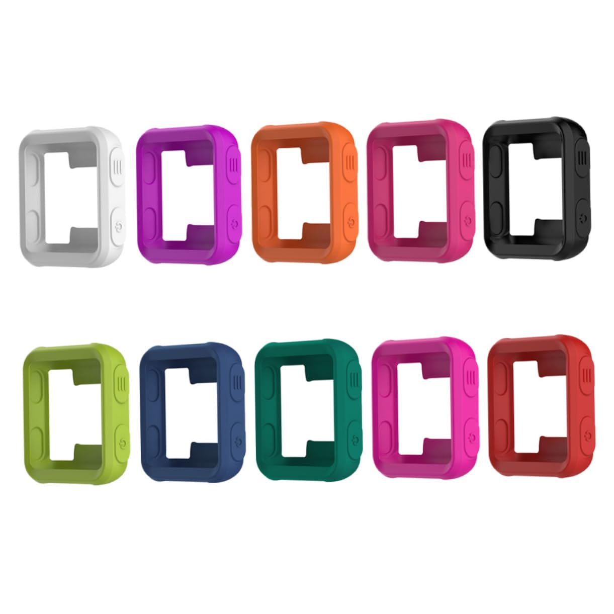 GRIRIW 10pcs S20 Watch Protective Frame Silicone Watch Case Forerunner 35 Watch Case Watch Protector