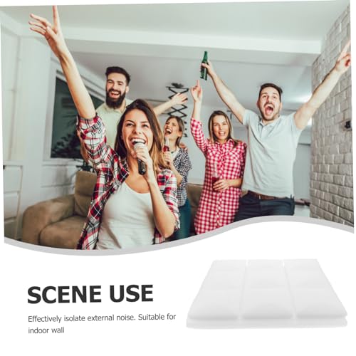 4 paneles acústicos de esponja aislante de sonido para paredes para estudios de casa y sala de batería miniatura 5