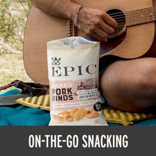 EPIC Provisions Pink Himalayan Sea Salt Baked Pork Rinds, 2.5 oz - image 6