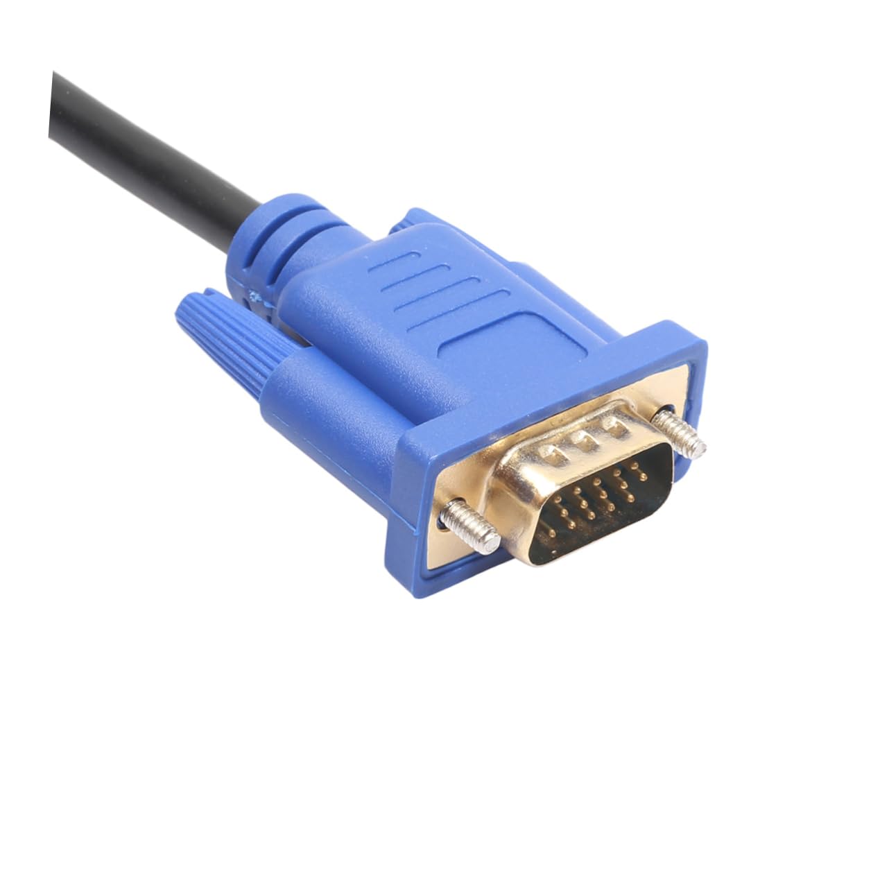 Hemoton 1.8m Gold Male to Vga Adapter Cable Home Theater and Projectors High Bandwidth Performance to Vga Converter Cable