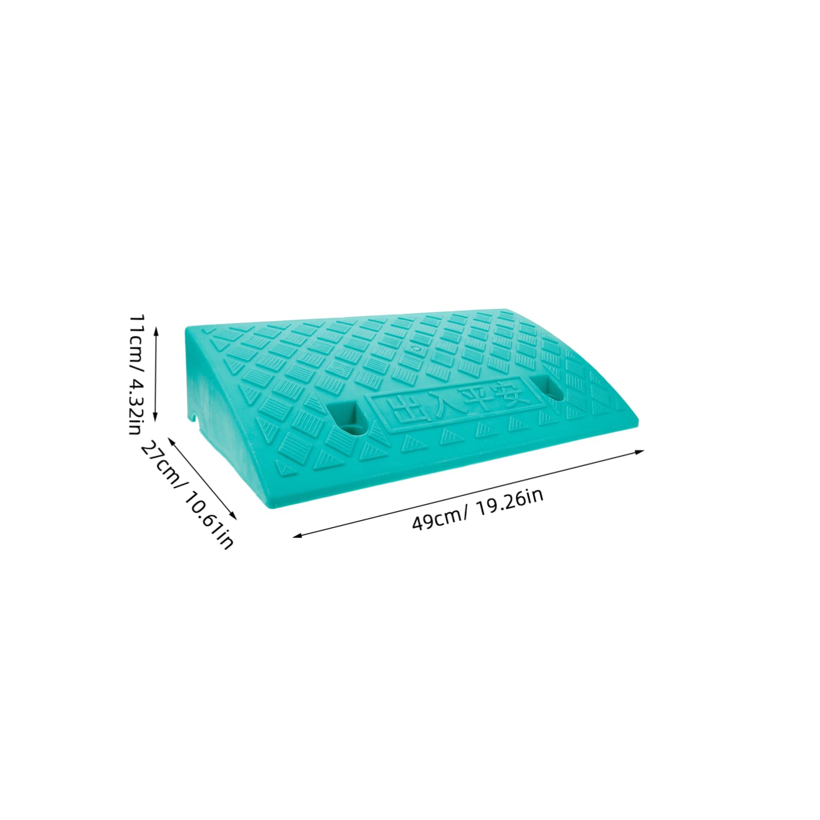 STOBAZA Threshold Ramp for Doorways High Strength Portable Ramp for Wheelchairs Vehicles and Lawn Mowers Easy Installation Heavy Load Capacity Versatile Use Safety and Stability