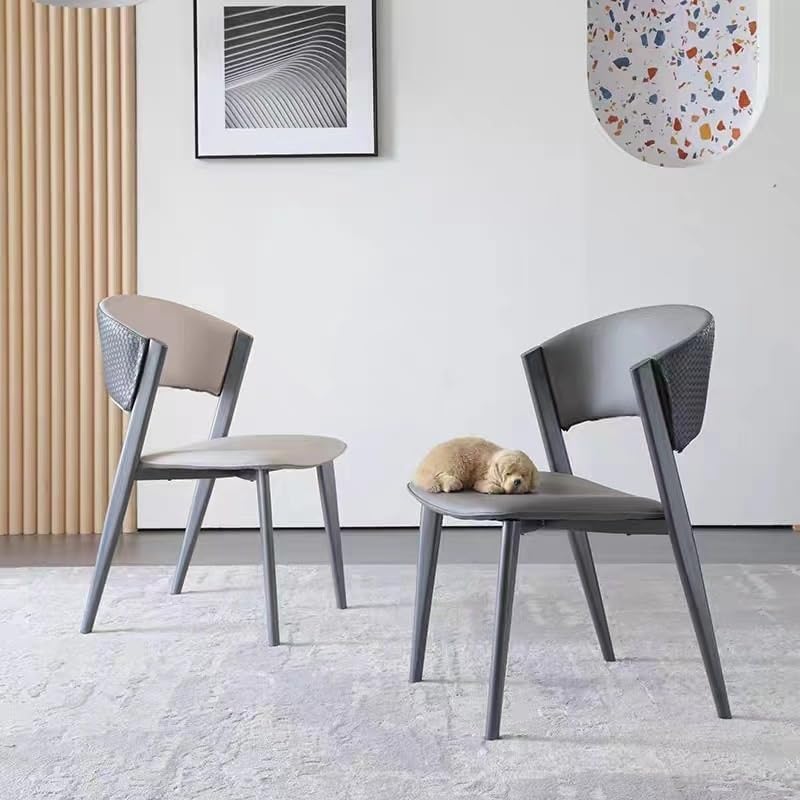 Miniatura 2 de Silla de escritorio cómoda Silla de comedor simple y moderna Silla de lujo ligera Silla de respaldo para el hogar Silla de comedor nórdica Silla de