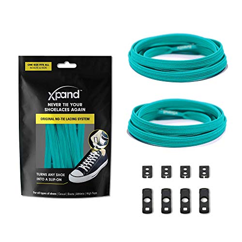 Xpand No Tie Shoelaces System with Elastic Laces - One Size Fits All