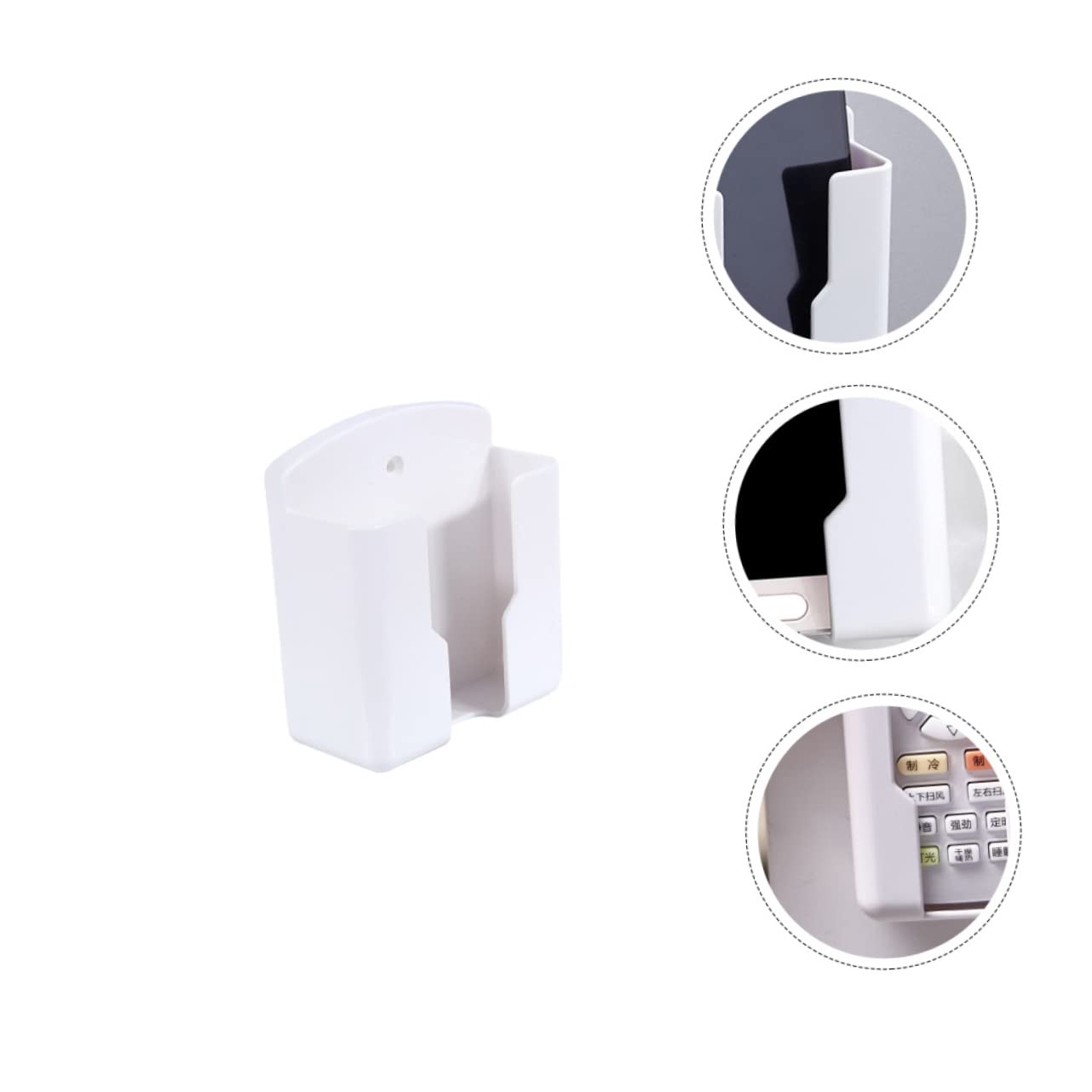 Caja De Almacenamiento Magnética para Cargador De Teléfono De 4 Piezas Soporte para Control Remoto De Pared Diseño Que Ahorra Espacio