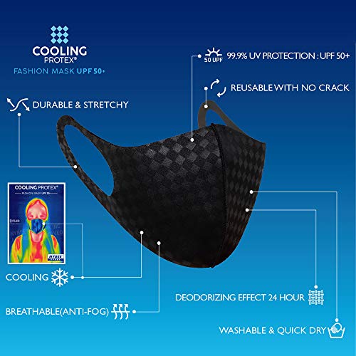 Face Mask UPF 50, UV Sunblock Protective, Unisex, Washable, Reusable, Breathable for Running3