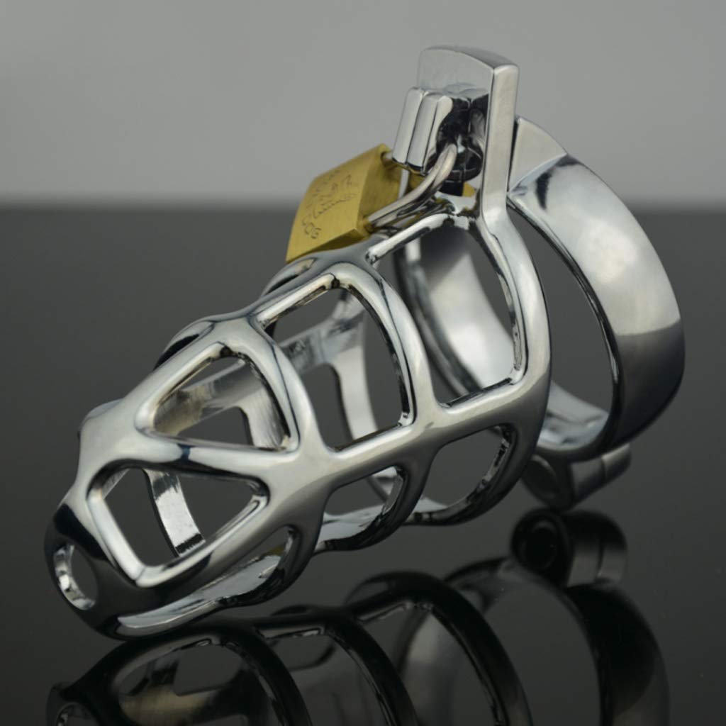 LIKEFLY CB3000 CB6000 Alloy Male Chǎstīty Device Metal Cb Chǎstīty Device Adult Supplies Skirt T-Shirt Sunglasses (Size : L)
