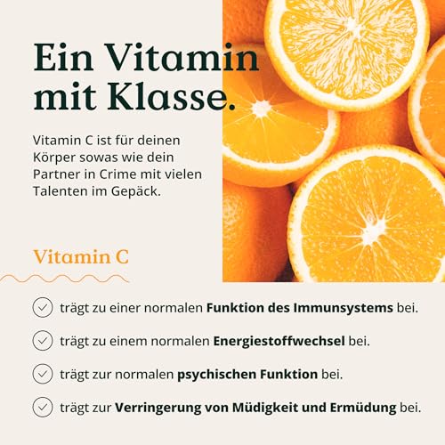 NATURE LOVE® Gepuffertes Vitamin C - Hochdosiert mit 1000mg Vitamin C je Tagesdosis - 365 Kapseln - pH-neutral & gut verträglich - Vegan 4