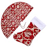 BESPORTBLE Christmas Tree Skirt Apron Mat Decoration Xmas Tree Apron Skirt Base Mat Dress Up Props f