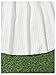 Milumia Girl's Chevron Hollow Out V Neck Short Sleeve Cover Ups Swimwear Beach Dress White 10 Years