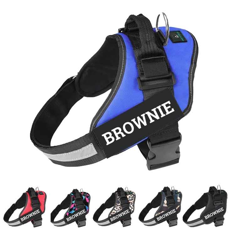 IndiHopShop Personalized Dog Harness | No Pull Pet Vest | Adjustable | Reflective(Blue,S) (B09XBNG73B) Amazon Price History, Amazon Price Tracker
