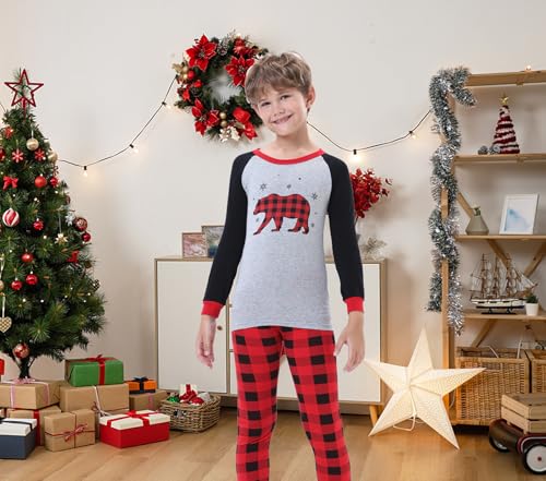 Dolphin&Fish Kids Christmas Pajamas Boys Christmas Pajamas Girls Pjs Holiday Clothes.2