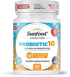 PROBIOTIC 10 1.000MG 60 CAPSULAS SUNFOOD EVOLUTION