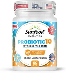 PROBIOTIC 10 1.000MG 60 CAPSULAS SUNFOOD EVOLUTION
