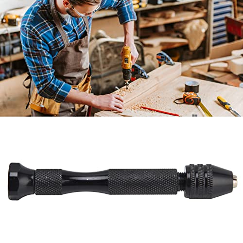 Dekaim Precision Pin Vise Hobby Drill with Model Twist Hand Drill Bits Set for DIY Drilling Tool, Black - Image 2