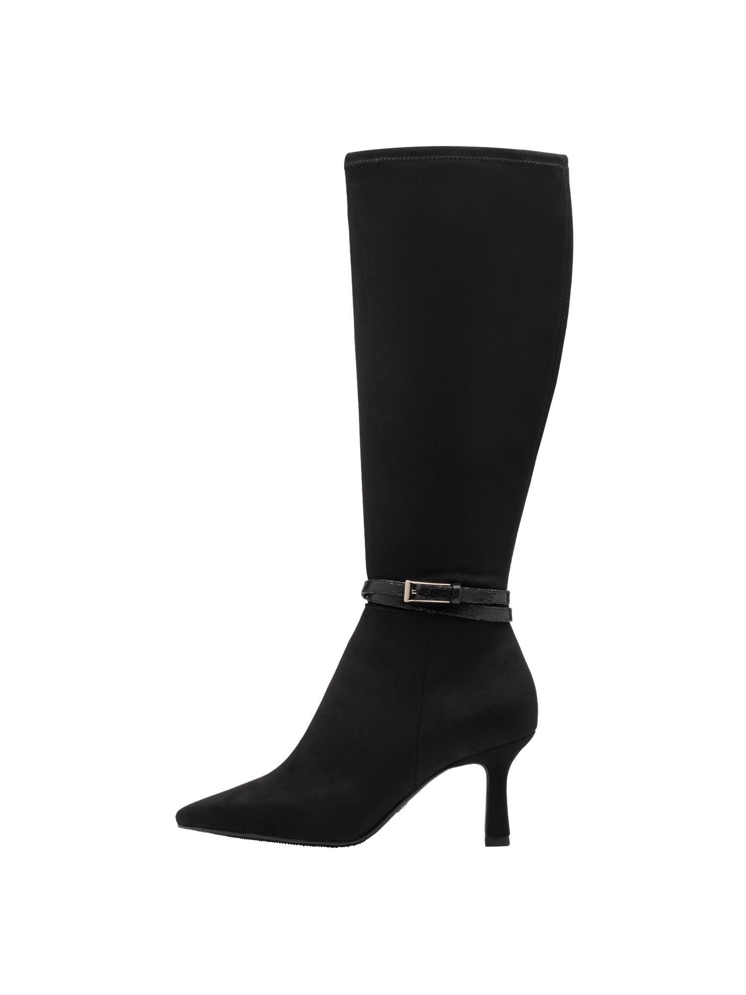 Tamaris Kobiety Tamaris Damen Long Boot Heel 1-25516-45Buty do kolan