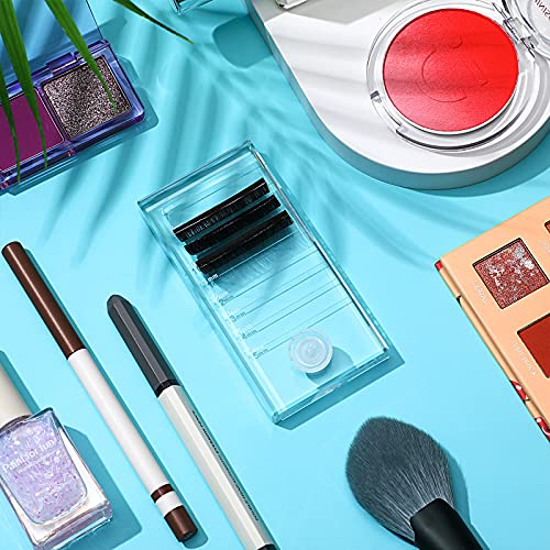 Maitys Palete de cristal de cílios palete de extensão de cílios tamanho maior bandeja de cílios post