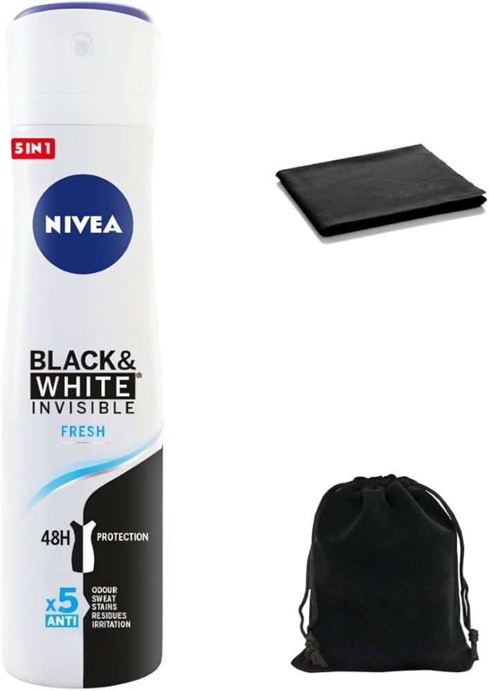 Amazon.com : NIVEA Black & White Invisible Fresh Deodorant Spray