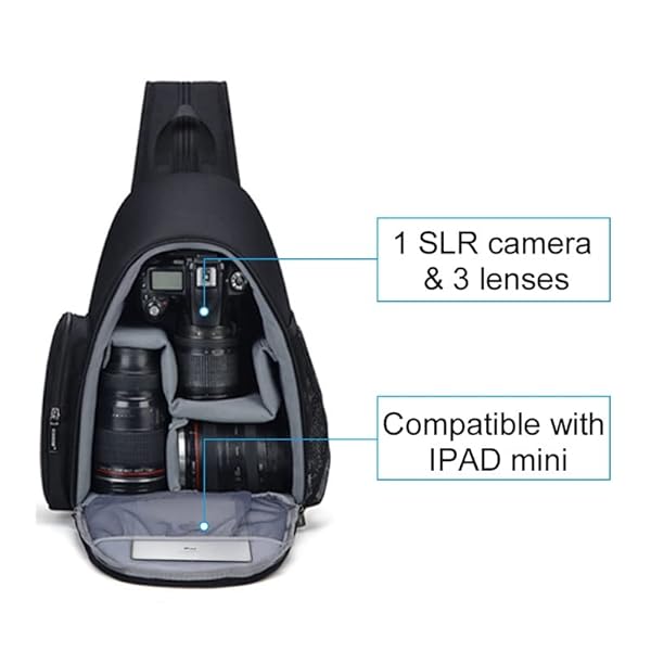 JHDFH SLR cameratas Camerarugzak Waterdichte digitale camera Schoudertas Cameratas