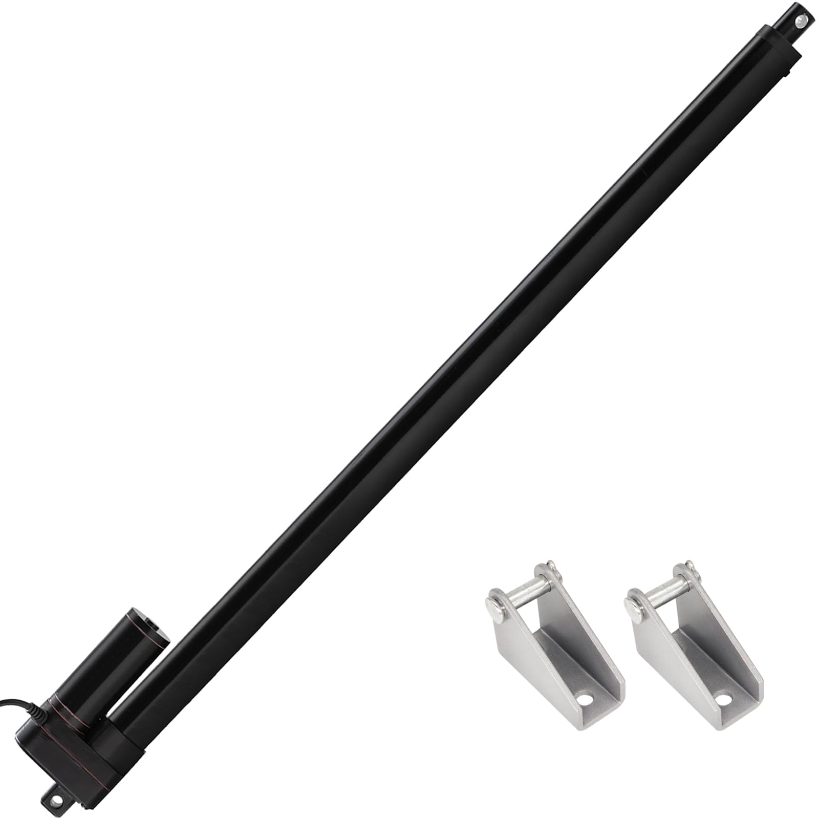 JQDML 12V Linear Actuator 176lbs/800N 0.78"/s High Speed Linear Actuator Stroke 26Inch IP65 Protection Electric Actuator with Mounting Brackets,for