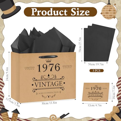 Woosytoo Bolsa de regalo clásica 50 envoltorios ideales para aniversarios, bodas y bautizos 3