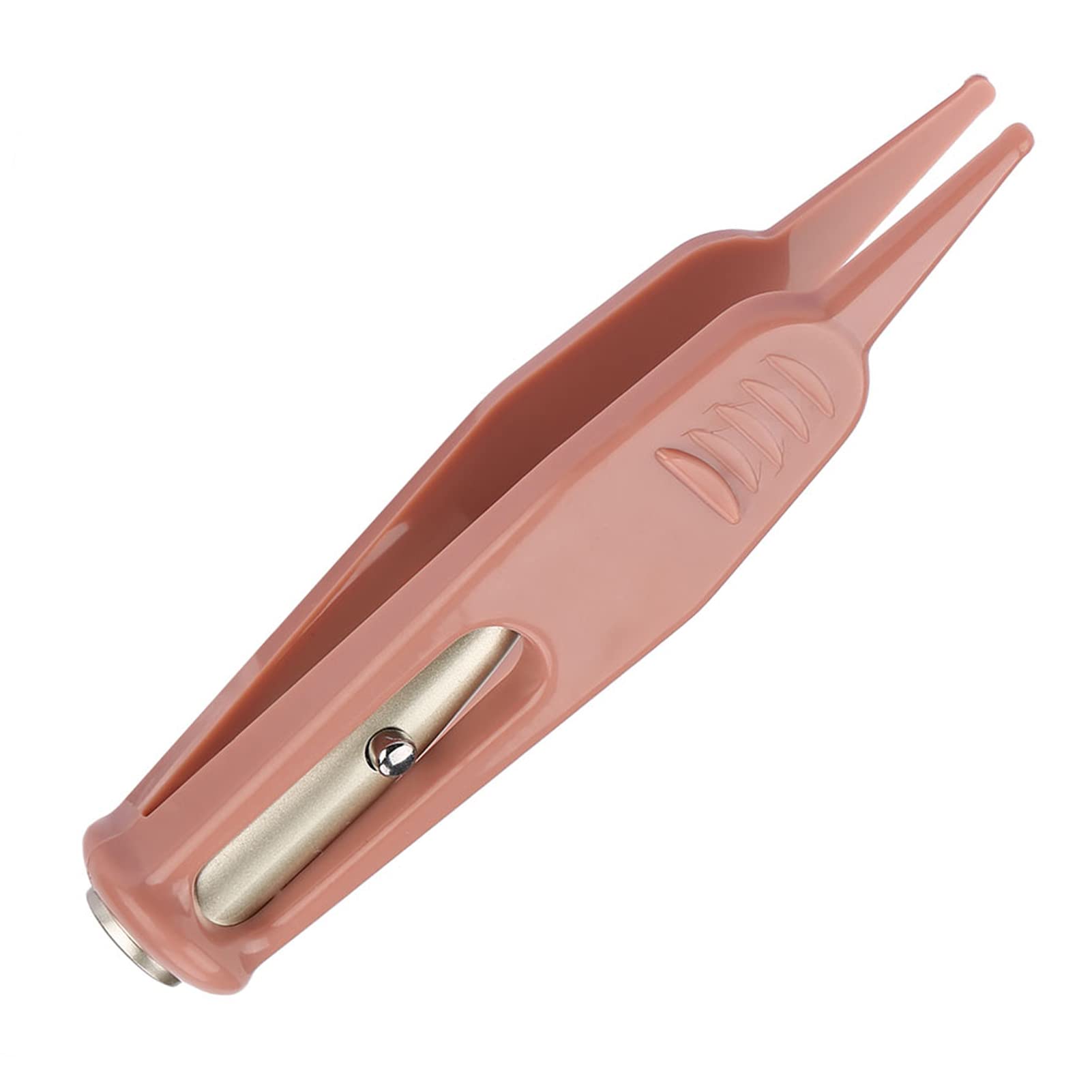 Pince à Épiler pour Bébé avec Lumière LED, Outil de Nettoyage Nez Oreille Nombril, Tête Ronde