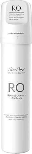 SimPure Cartucho de repuesto de filtro RO serie Y7T para Y7T, Y7T-BW-A, Y7T-BW-C, Y7T-A, Y7T-C Cartucho de repuesto de 6 meses, 100 GPD (paquete de