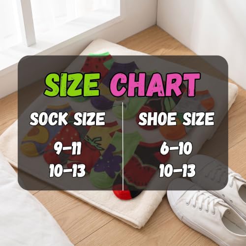 Image of Tipi Toe Women's 10 Pairs Lightweight Colorful Socks - Fun Low Cut Patterns for All-Day Comfort and Easy Everyday Style