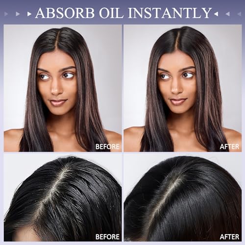 SHVYOG Dry Shampoo Powder, Travel Size Dry Shampoo, Powder Dry Shampoo for Dark Hair, Absorb Oil Mattifying Root Boost Dry Shampoo for Women, No White Cast, Benzene-Free, 0.29oz - Image 3