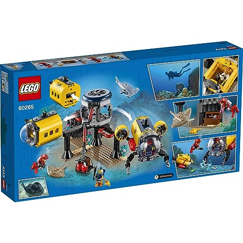 LEGO City Ocean Exploration Base 60265 Toy 497pcs Building Blocks