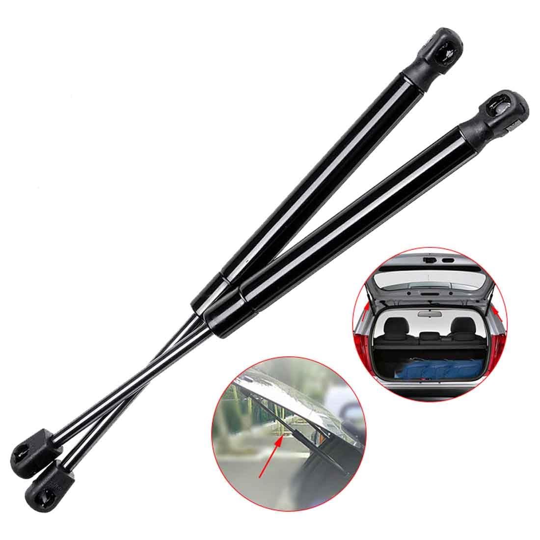 2 Vérins à Gaz Pour Hayon Volvo C30 – Référence 30657235 – Longueur 50 Cm Étendu / 36 Cm Comprimé – Noir