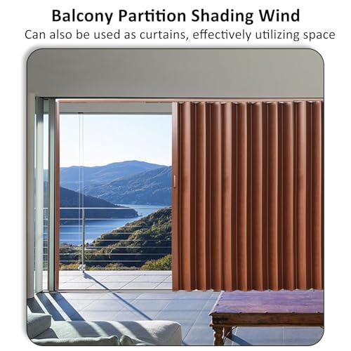 Porte accordéon coulissante et pliante pour séparation de pièce et salon - 8