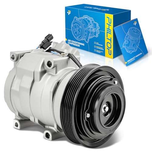 Image of PHILTOP C2768 Air Conditioner AC Compressor with Clutch for Honda Accord 2013-2017 3.5L,Crosstour 2013-2015 3.5L, Acura RDX 2016-2018